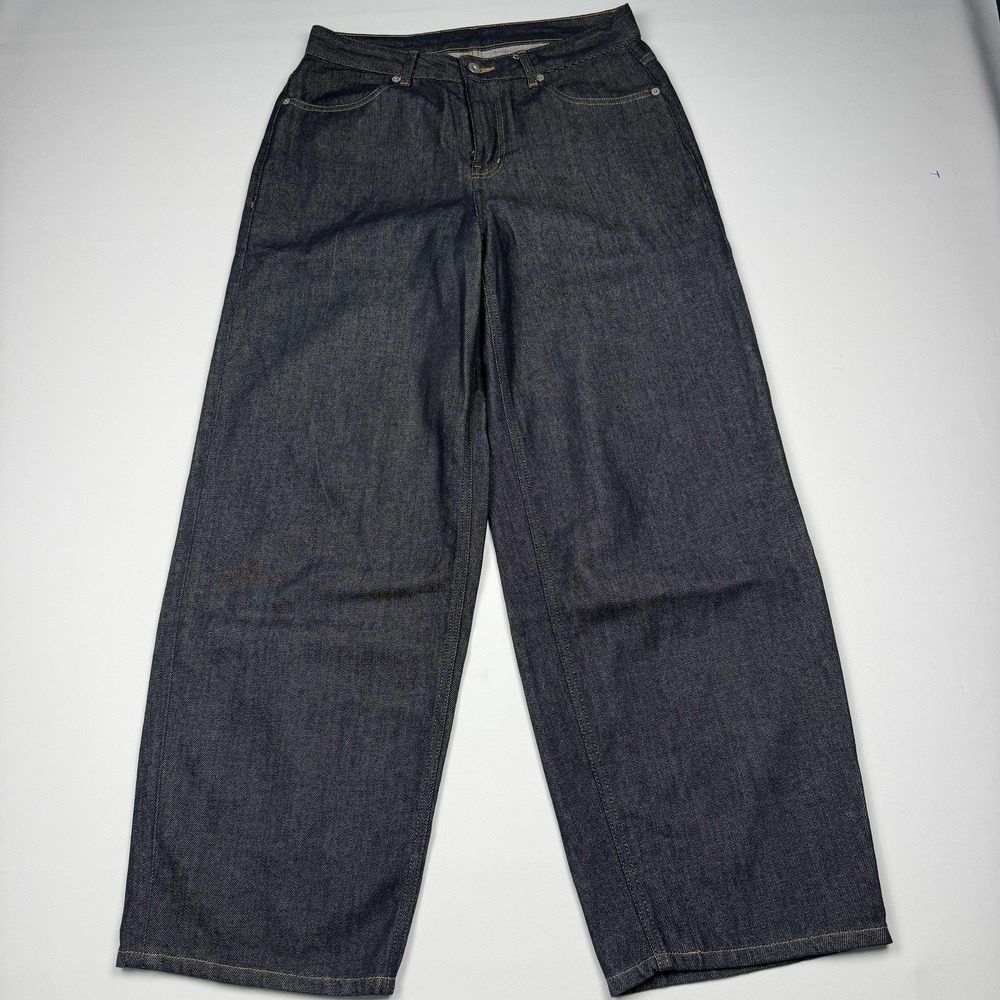 Brownyard Jeans Mens Size 4 32x30 Dark Wash Wide Leg Relaxed Denim Baggy